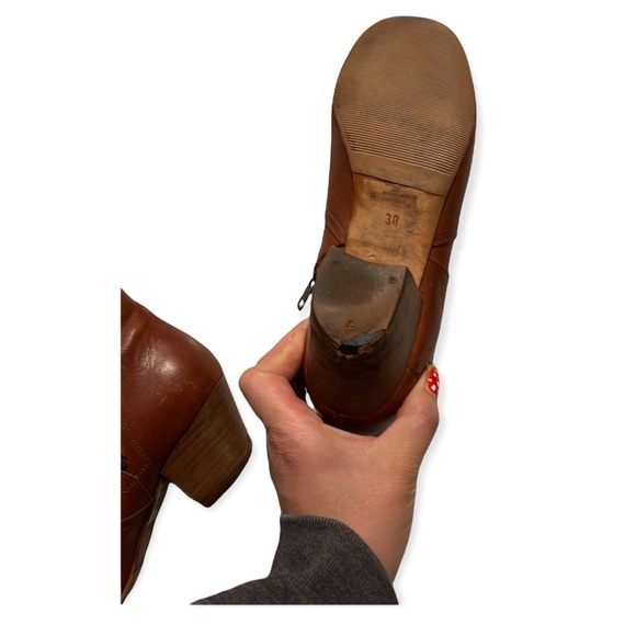 Isabel Marant Étoile | Brown Leather Dicker Ankle Boot - Size FR 38 - Picture 5 of 12